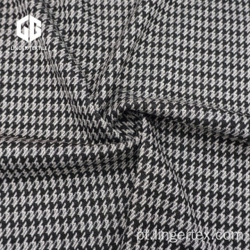 Tecido Jacquard de malha Houndstooth Design para roupas